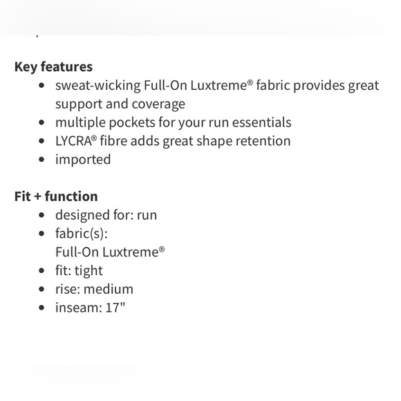 Lululemon Run Full On Luxtreme Cropped Leggings Size 8 - Picture 8 of 10